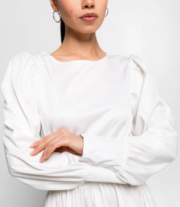 Платье #КТ2257, белый