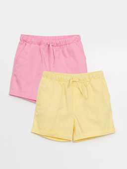 Beli Lastikli K?z ?ocuk ?ort 2li