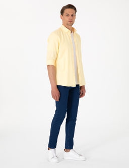 Sar_ Oxford Slim Fit Kolay _t_lenebilir G_mlek