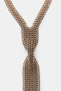 METAL TIE NECKLACE - Zara фото 4