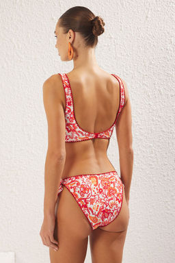 TRENDYOLMILLA Cicek Desenli Nak?sl? Regular Bikini Alt? TBESS23BA00232  фото 4