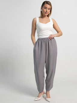 Брюки бохо (серые) Б15506-10М