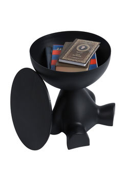 Столик журнальный, 370×370×410 мм, цвет чёрный