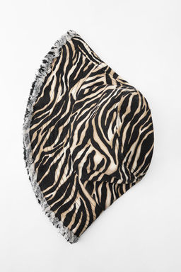 ANIMAL PRINT BUCKET HAT - Zara фото 3