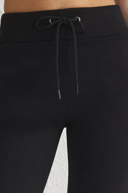 Siyah Dalg?c/Scuba Kumas Cepli ve Baglamal? Spor Orme Esofman Alt? THMSS25EA00005