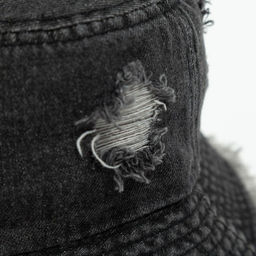 Панама унисекс MINAKU джинсовая, чёрная, размер 56-58