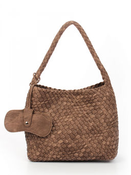 LACCOMA сумка СУ1053-2-винтаж коричневый эко кожа хлопок