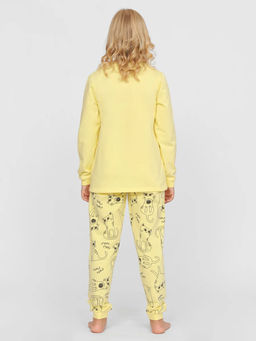 CRB wear/CSJG 50105-30 Комплект для девочки (джемпер, брюки),желтый/Ex.Cherubino  фото 4