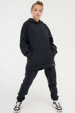 257Н Костюм утепленный, черный