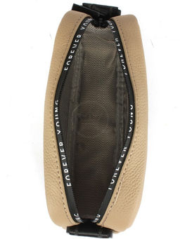 Сумка женская натуральная кожа GU 2066-8200. 1отд,  плечевой ремень,  бежевый 255266 - Adelia фото 9