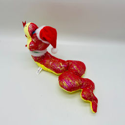 Мягкая игрушка Змея музыкальная лежачая в шапке 38 см (ползает) - Storyland фото 5