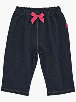 Бриджи для девочки UD 0765 джинс - Mini maxi фото 4