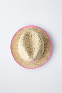 GORRO PAJA BORDADO / Rosa - Zara фото 4