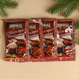 Подарочный набор новогодний Чудес и волшебства: горячий шоколад, маршмеллоу, термостакан