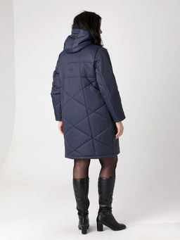 24320 Пальто дем. т.синий - Dizzyway фото 2