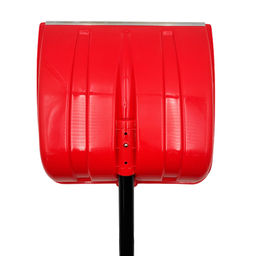 Лопата снеговая "Снежник" п/эт. цветная, с алюм.накл., разборная, с алюм.черенком, ручкой, 380х370мм