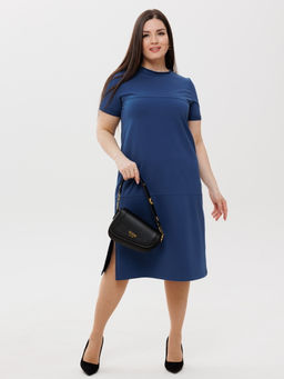 Платье женское П-179 (футер 2х нитка пенье г/к) Чёрная