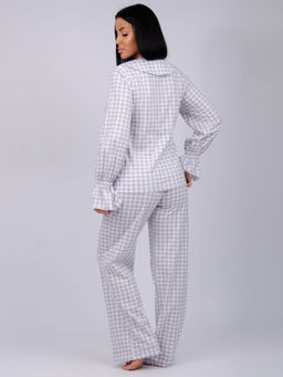 Пижама "Алези" серая, трикотаж