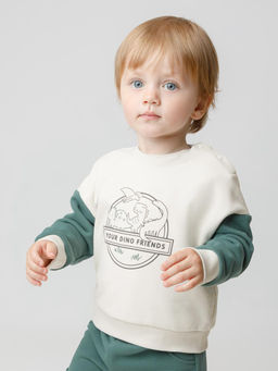 КР 302851/светло-бежевый 0783 к604 джемпер (свитшот) д/мал яс