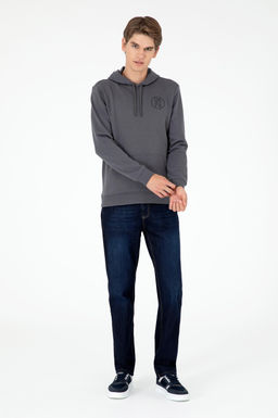 Мужской свитшот антрацитового цвета Неожиданная скидка в корзине - U.s. polo assn фото 4