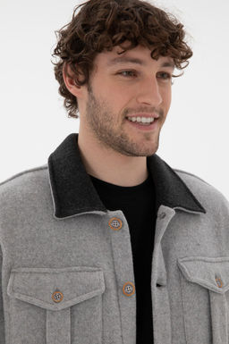 Мужская серая скидка в скидке с дисконтом в скидке кардигана в корзине - U.s. polo assn фото 2