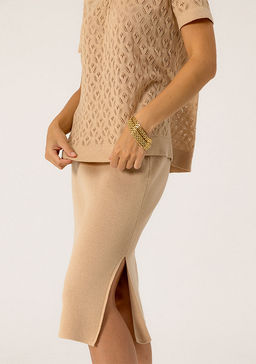 SS-2546 джемпер женский бежевый - Mozart фото 9