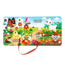 Книжка с липучками и игрушкой На ферме, 12 стр. - Буква-ленд фото 3