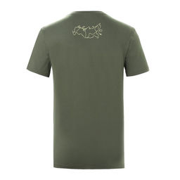 Футболка мужская MINAKU "Map" , цвет хаки, р-р 50