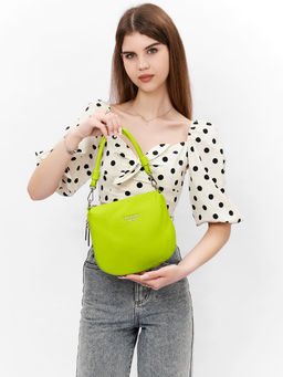LACCOMA сумка Анжелика-Л815-лайм эко кожа хлопок