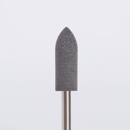 Цена за 2 шт. Фреза силиконовая для полировки, средняя, 5 × 16 мм, в пластиковом футляре, цвет чёрный