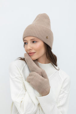 ЕВ 205/24ш/бежевый шапка жен - Very neat фото 2