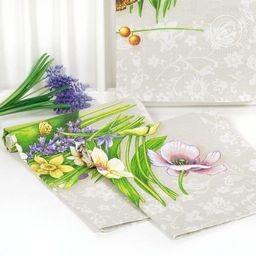 К-т полотенец Аромат 50*60 см. - 3 шт. рогожка хлопок 100% - Лен поволжья фото 5