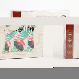 Постельное белье Этель дуэт Сolored tropics 143*215 см - 2 шт, 240*220 см, 70*70 см -2 шт  фото 5