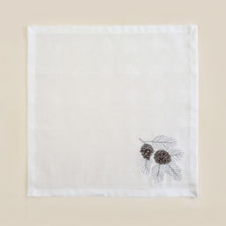 Набор салфеток с вышивкой SL HOME "Новый год" 40х40см-2 шт., лен 100%