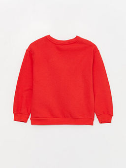 Bisiklet Yaka Minnie Mouse Bask?l? Uzun Kollu K?z ?ocuk Sweatshirt - Waikiki фото 3