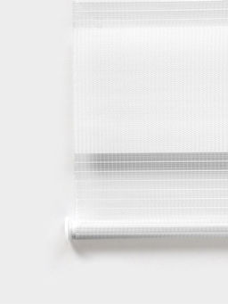 Штора рулонная 60×160 см «День и Ночь», по полотну 56×160 см, белая