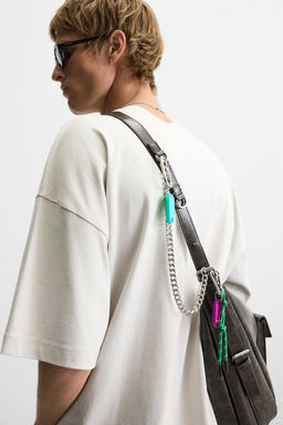 SHOULDER BAG WITH CHAINS - Zara фото 6