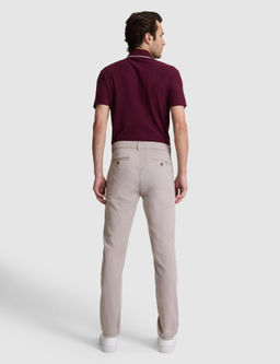Vizon Slim Fit Pamuk Kar___ml_ Kanvas Pantolon