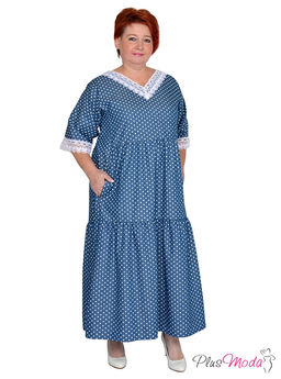 Платье Модель №1462 размеры 44-84 - Plusmoda фото 3