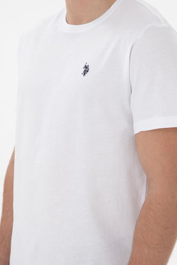 Erkek Regular Fit Bisiklet Yaka Beyaz Basic Ti__rt Sepette S_rpriz _ndirim - U.s. polo assn фото 7