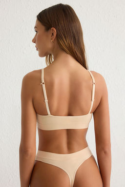 TRENDYOLMILLA Siyah-Ten 2li Paket Seamless/Dikissiz Balensiz Kaps?z Bustiyer Orme Sutyen THMSS25SU00014 фото 15