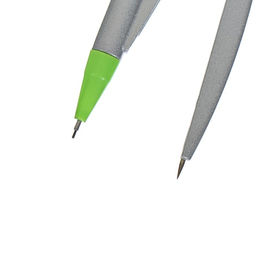 Готовальня 7 предметов: циркуль, грифели, ластик, линейка 15 см, 2 угольника, транспортир, в пластиковом пенале