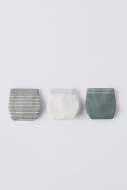 AGES 8-14/ THREE-PACK OF SEAMLESS STRIPED BOXERS - Zara фото 5