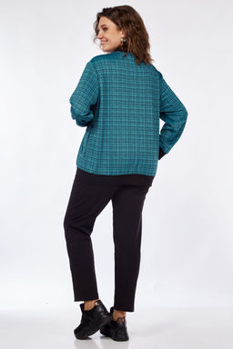 Костюм Элль стиль 2252/1 синий океан/черный  фото 6