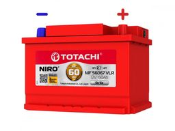 АКБ TOTACHI NIRO MF 56067 VLR LB 60а/ч низкий корпус LB, поляр. обратная 0 (JIS L)