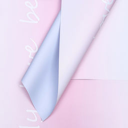 Цена за 20 шт. Пленка для цветов матовая, Переход, 58х58см