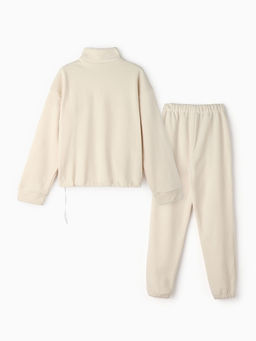 Костюм женский (анорак, брюки) MINAKU: Fleece Soft, размер 46, бежевый