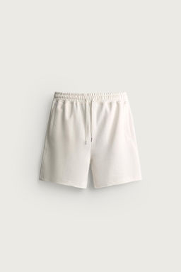 BERMUDA JOGGER RELAXED FIT INTERLOCK / Blanco roto - Zara фото 10