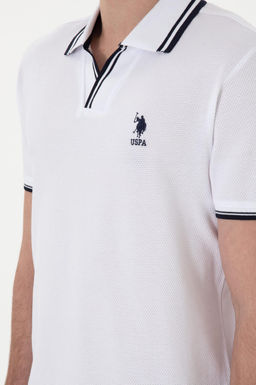 Erkek Slim Fit Polo Yaka Beyaz Ti__rt Sepette S_rpriz _ndirim - U.s. polo assn фото 7