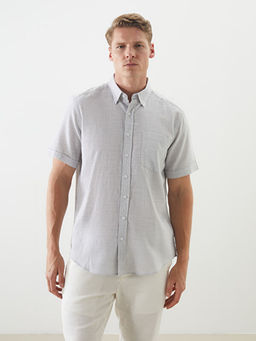 Regular Fit K?sa Kollu Arm?rl? Erkek G?mlek